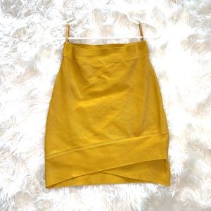 BCBGMAXAZRIA bandage skirt.